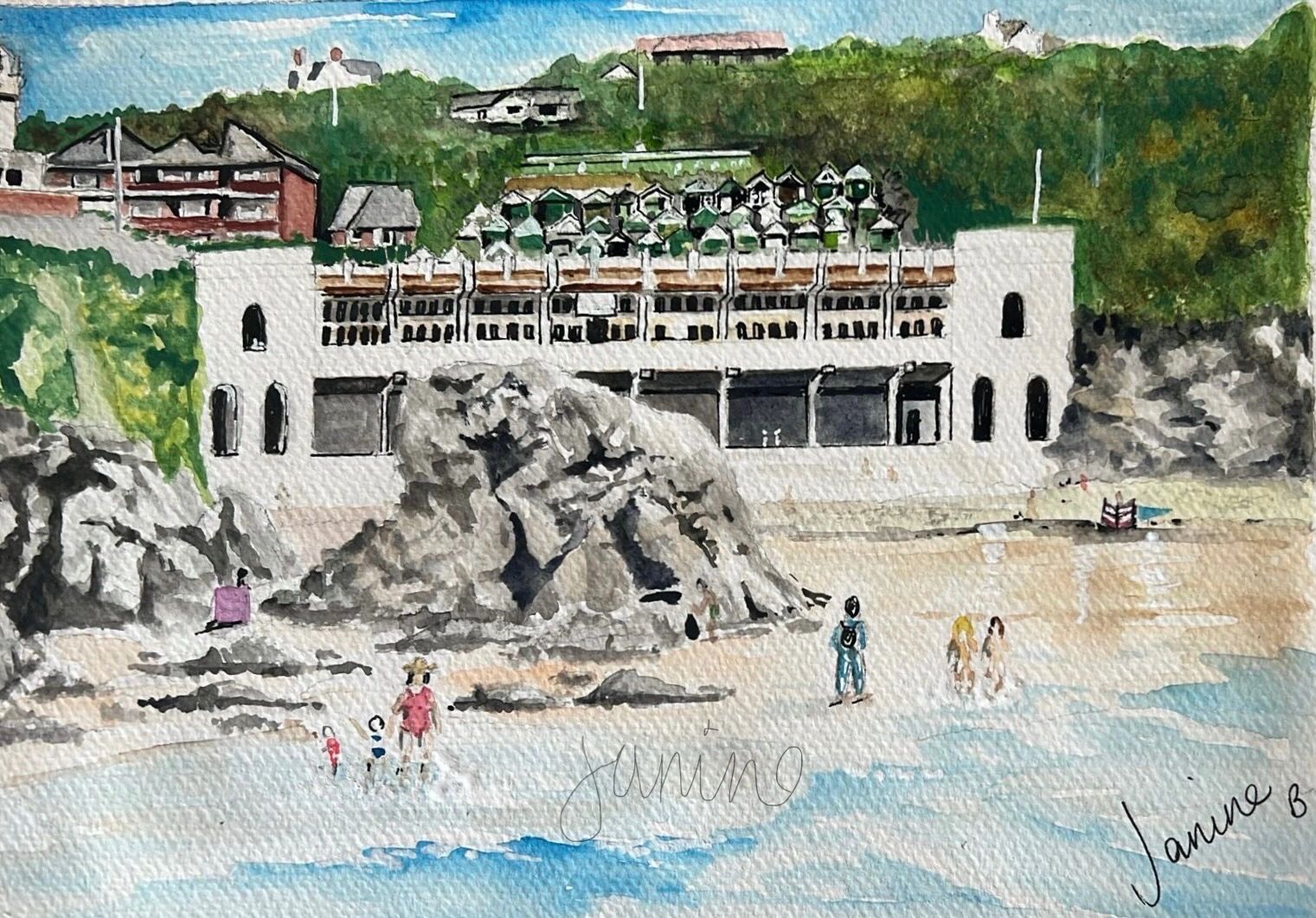 Old Rotherslade Bay, Swansea JB80