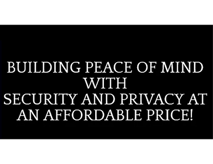 Building peace  of mind with security and privacy at an affordabl