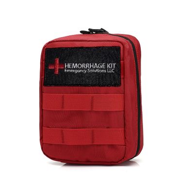 Bleeding Control Kit - Molle Bag 
Tourniquets 2 / Israeli Bandage 6" / Chest Seals 2 / Trauma Pak with Celox Gauze / Trauma Shears 7" / Instruction Card / Mylar Blanket / Pen