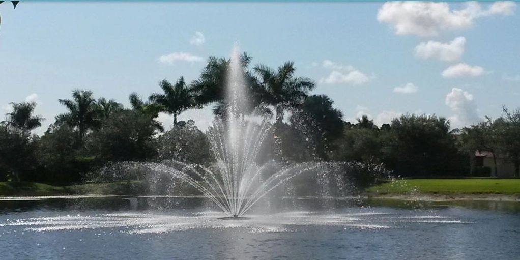 7.5 hp / 15 HP CWS Mammoth Commercial Tri - Tier Lake Fountain.

Show Stopping Aesthetics for Golf C