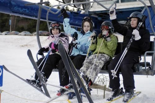Skiing at Brookvale Provincial Park, Prince Edward Island Skiing at Brookvale Provincial Park, Prince Edward Island