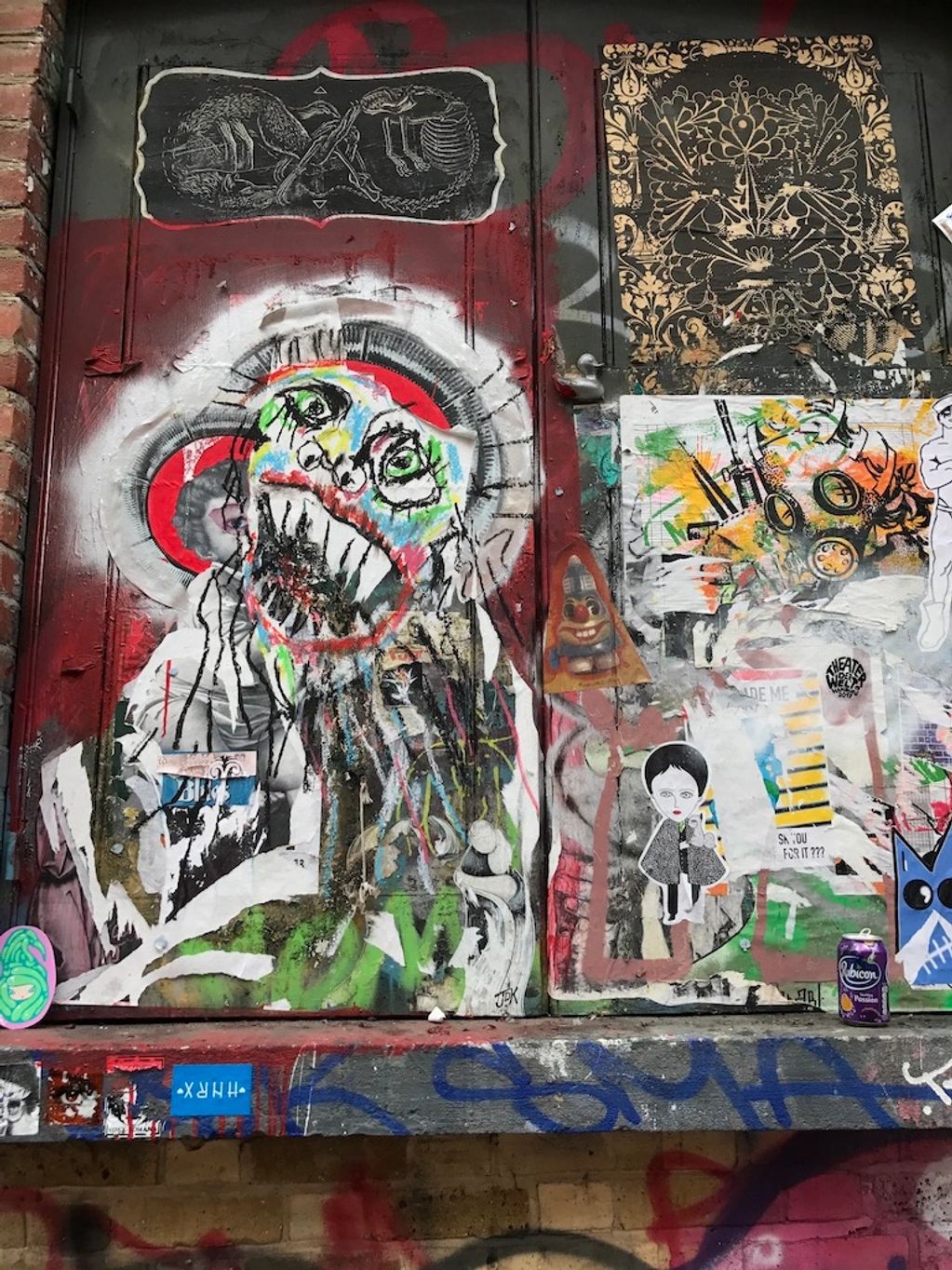 Street art on Brick Lane, Whitechapel, London