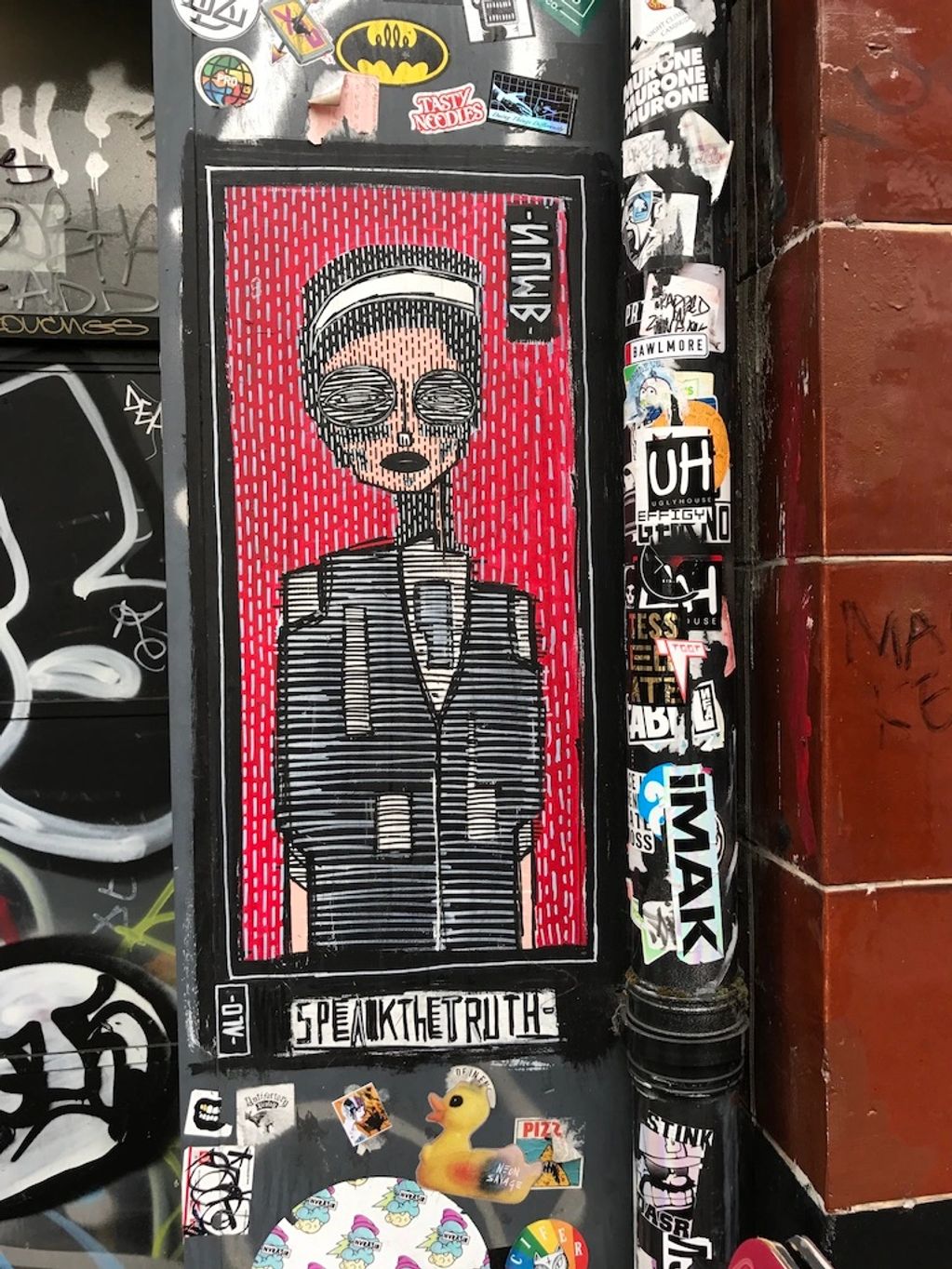 Street art on Brick Lane, Whitechapel, London