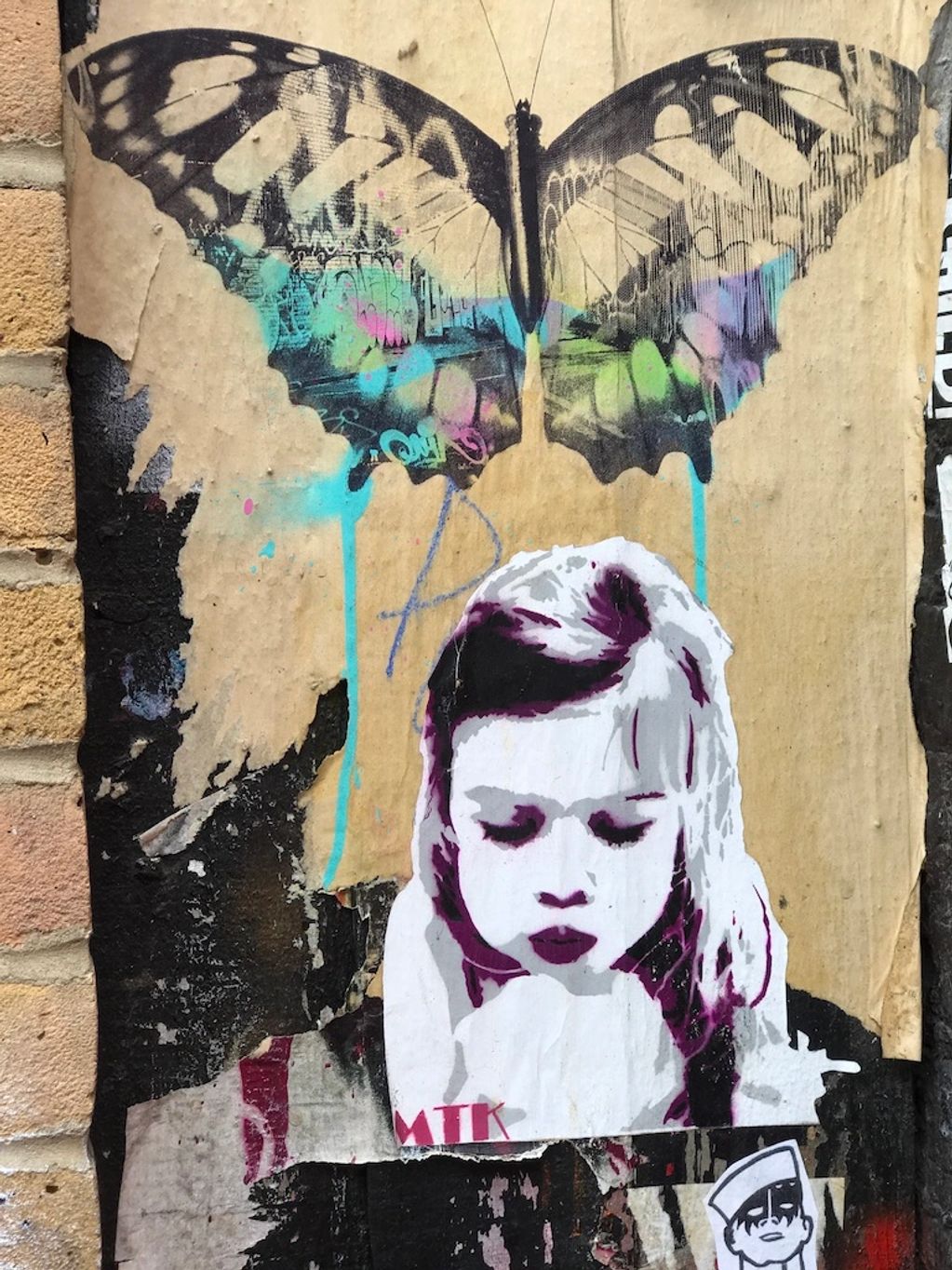 Street art on Brick Lane, Whitechapel, London
