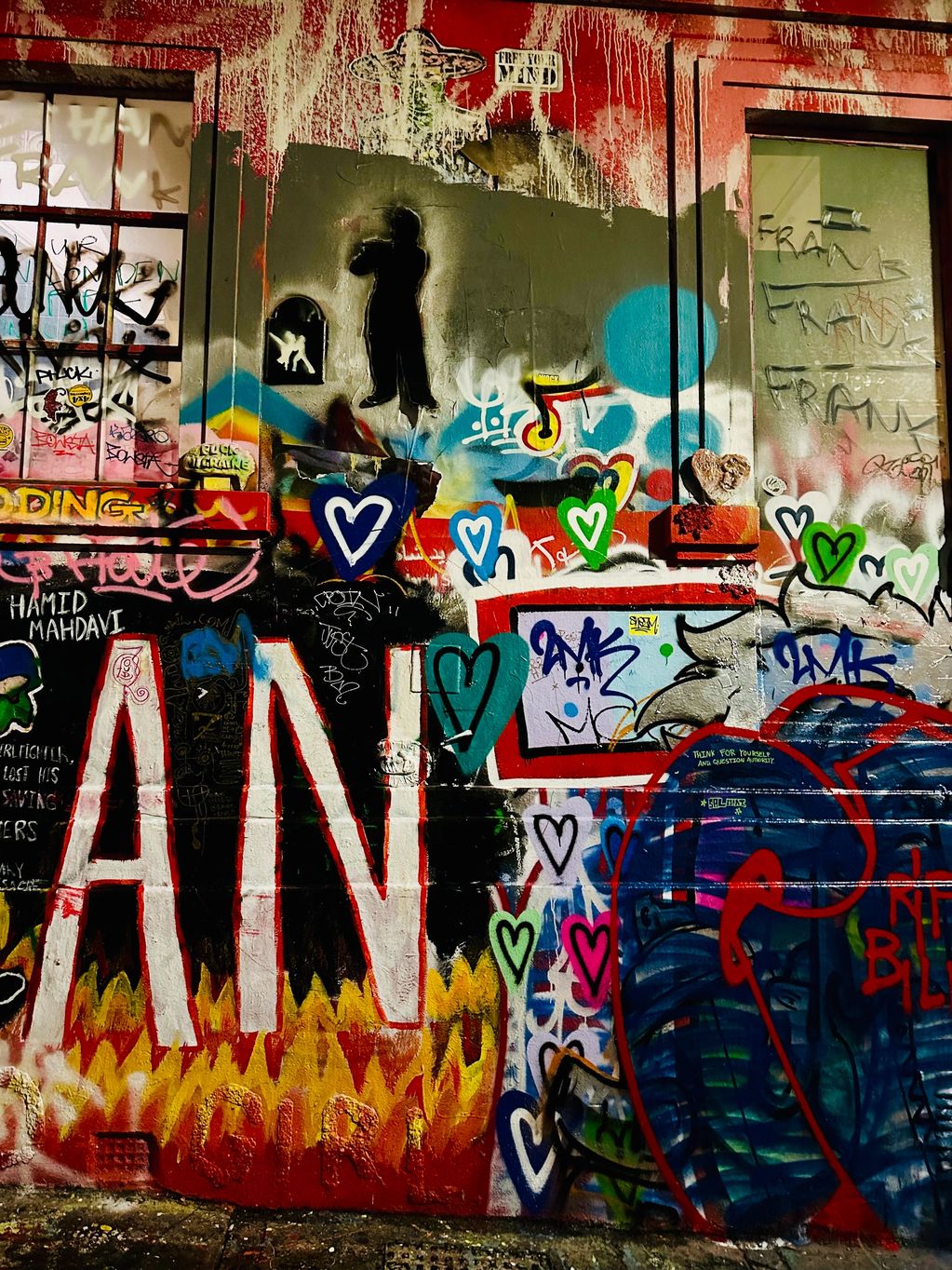 Street art in Hosier Lane Melbourne