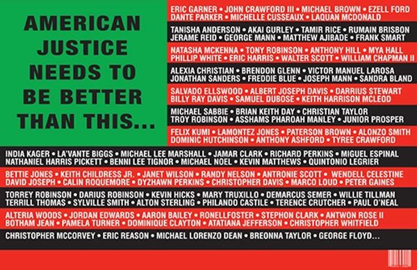 Protest Poster made for George Floyd march