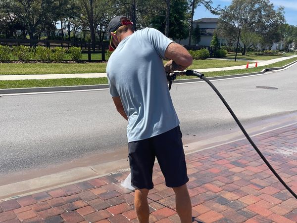 paver sealing, pressure washing, driveway cleaning