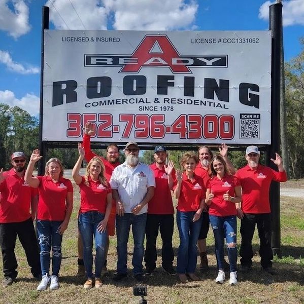 A Ready Roofing team in Brooksville, FL, for expert roofing services in Hernando County.