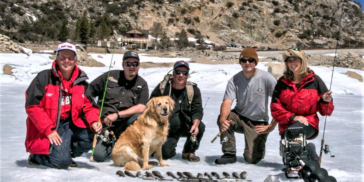 Photo: Marlon Meade, Jared Smith, Cabela (dog), Dave Finkelstein, Cade Zimmer, Carrie Wilson