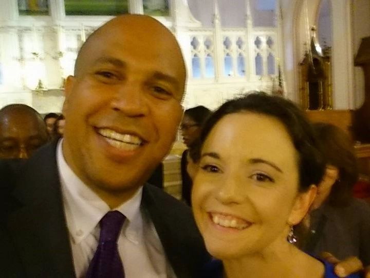 Ms. Grae at a criminal justice event with Senator Cory Booker (D-NJ)