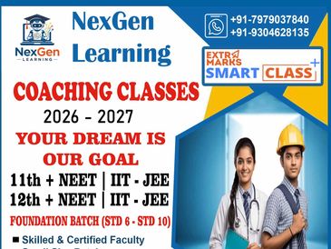 NexGen Learning offers coaching classes for 2026-2027 with expert faculty for NEET and IIT-JEE preparation.
