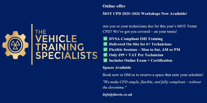 MOT courses special offers