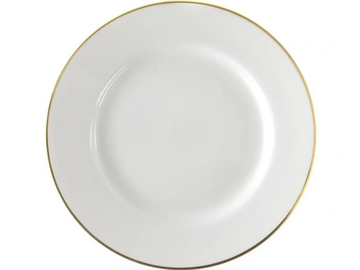 Gold rimmed plate
