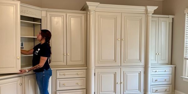 Custom closet and storage renovation by GPI in collaboration with Closets Forever