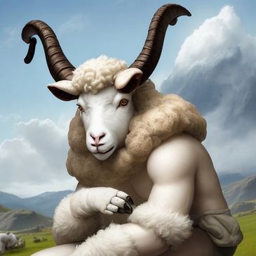 2023.06.17 LeonardoAI generation, Sheeple thinking