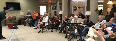 magic show for an assisted living community
