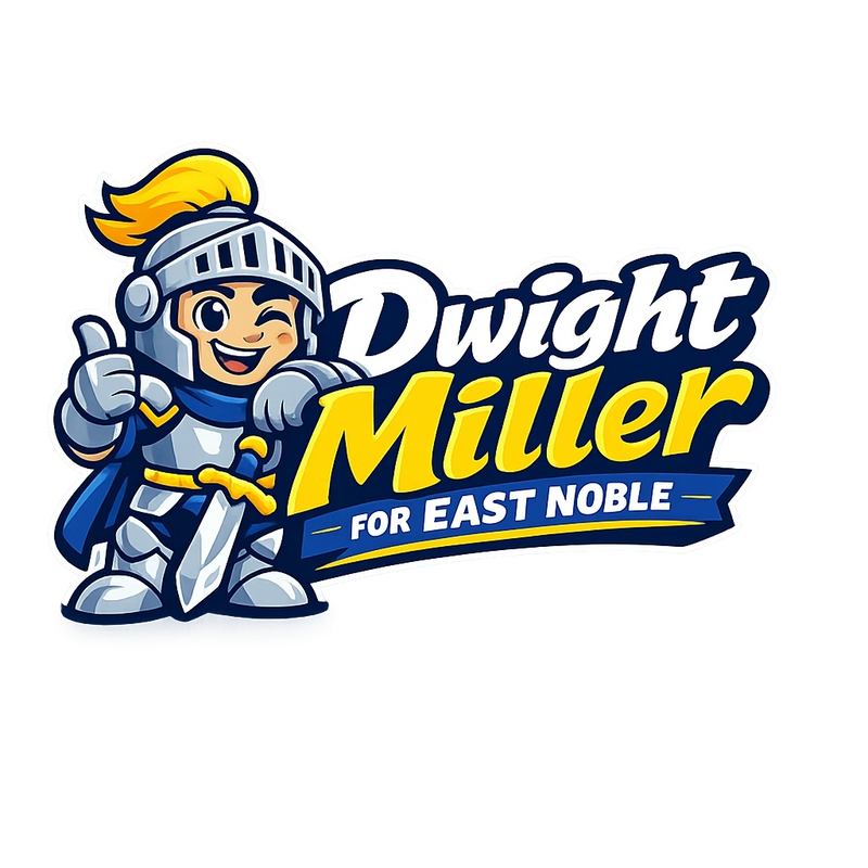 Vote Miller for East Noble logo