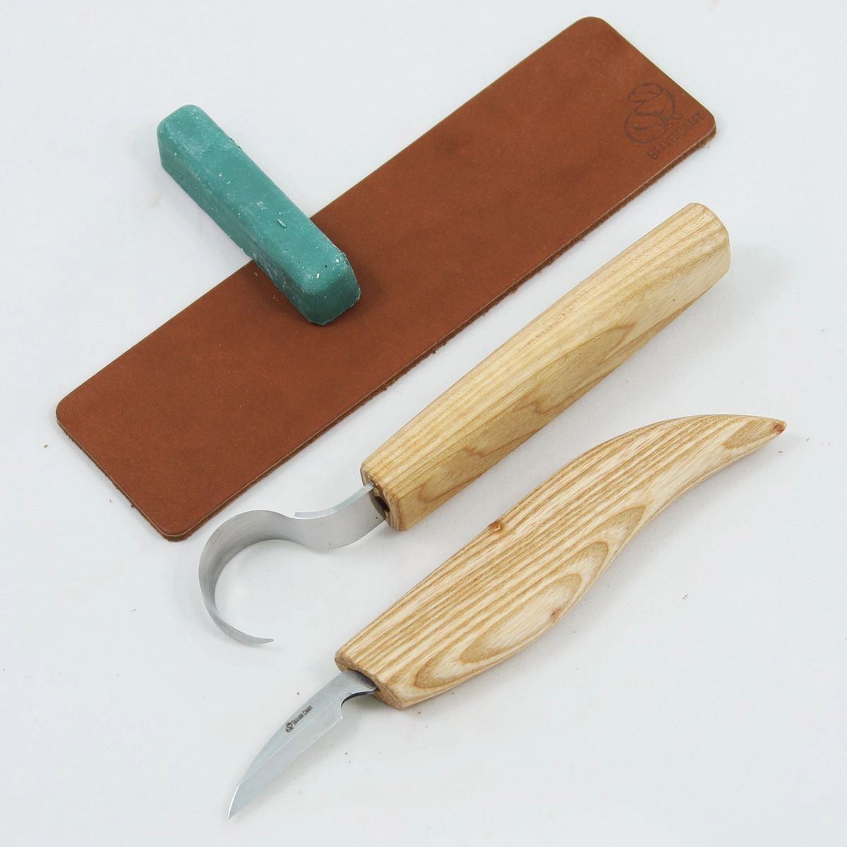 BeaverCraft Left Hand Spoon Carving Set with Small Knife 49S02L
