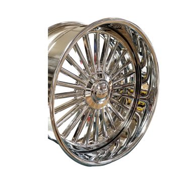 Fat Spoke, billet fat spoke wheels, vintage luxury design, classic custom billet spoke wheels, USA