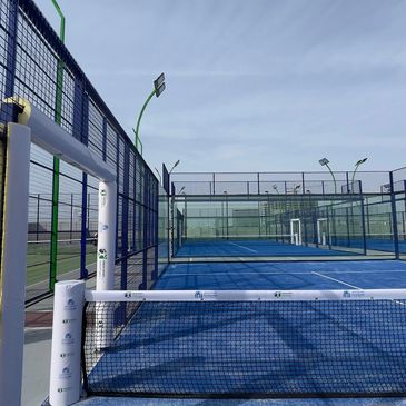 Detailed view of the net and artificial turf on a padel tennis court
Padel courts Dubai
Padel Ajman