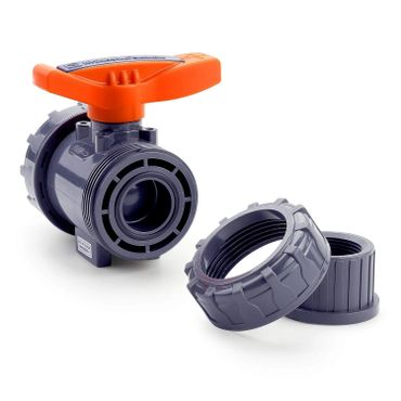 HYDROSEAL KAPLAN CPVC UPVC PVC PP TRUE UNION BALL VALVES