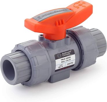 HYDROSEAL KAPLAN CPVC UPVC PVC PP TRUE UNION BALL VALVES