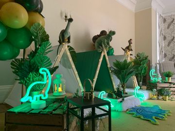 Dino Theme 🦕 

Dinosaur Theme Teepees. 