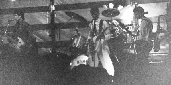 Left to right: Bill McKeown (bass), Keiran Moses (Vocal and guitar), Jonathan [Twig] Leafe (guitar)