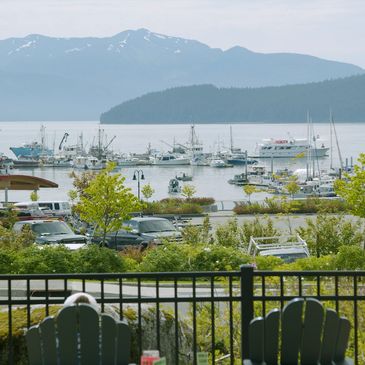 Harbor view from patio