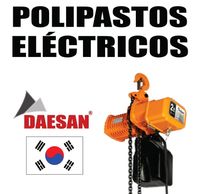 DAESAN, importamos equipos para izaje de carga desde KOREA, en la marca daesan, polipastos, diferenciales , tecles, garruchas, señoritas y todo de equipos para izaje de carga en la marca DAESAN , contactenos productos de calidad