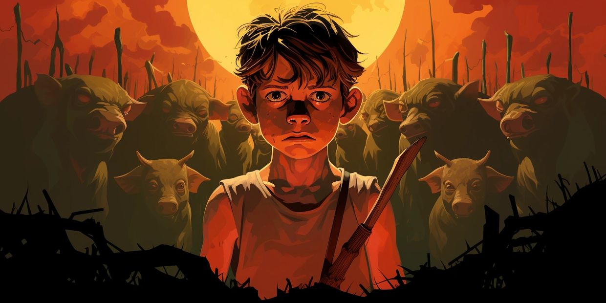 "Lord of the Flies" by William Golding, Cartime Stories podcast of story summary and analysis