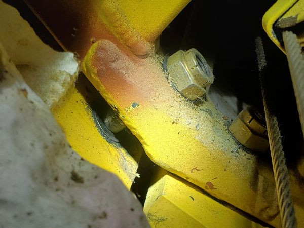 Maule gear leg attach bolt holding on with just a thread