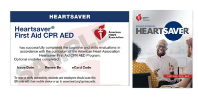 Heartsaver CPR class. CPR Classes near me. 