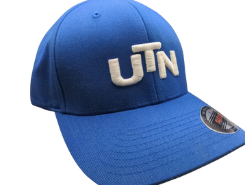 Blue baseball cap with UTN embroidered.
