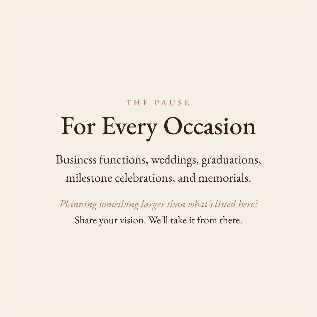 for every occasion  business, weddings, graduations, milestone celebrations memorials 