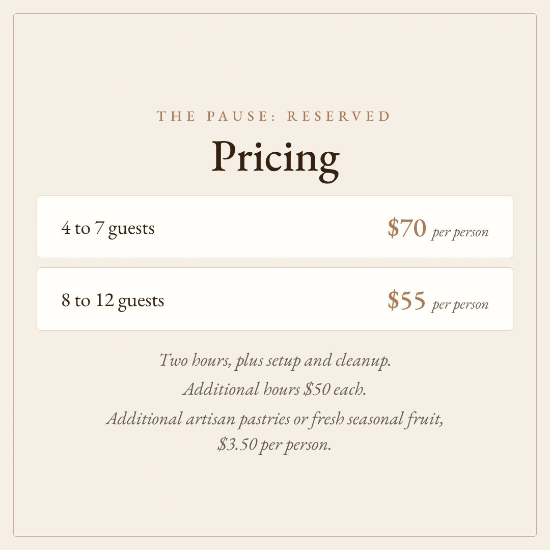 The Pause: Reserved pricing. 