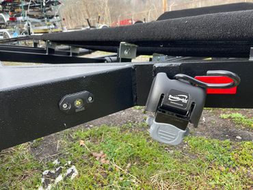 Boat Buckle tiedowns , reverse flood lights