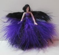 porcelain, fairy, feather, wings, ooak