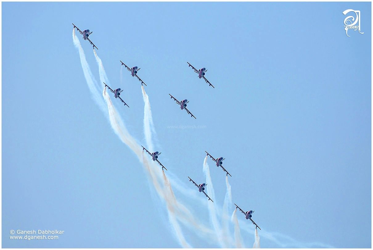 Mumbai Air Show Ganesh Dabholkar IAF AirForce MumbaiAirShow dganesh SuryaKiran Aerobatic SKAT