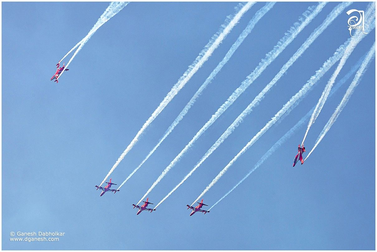 Mumbai Air Show Ganesh Dabholkar IAF AirForce MumbaiAirShow dganesh SuryaKiran Aerobatic SKAT