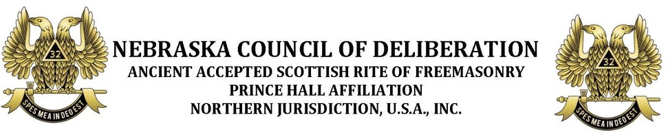 Orient of Nebraska
Ancient Accepted Scottish Rite of Freemasonry
