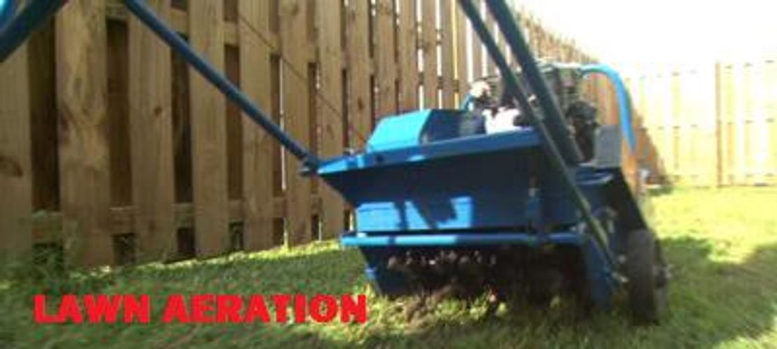 LAWN AERATION ANY SIZE LAWN $55.00
