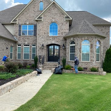 Flower bed maintenance
