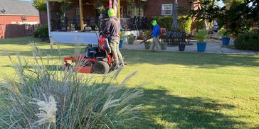 Lawn mowing