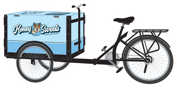 My ice cream bike made to deliver your sweet experience to any event!