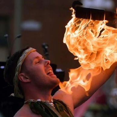 Fire performer