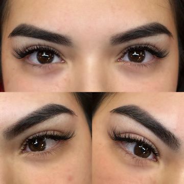 shaded brows