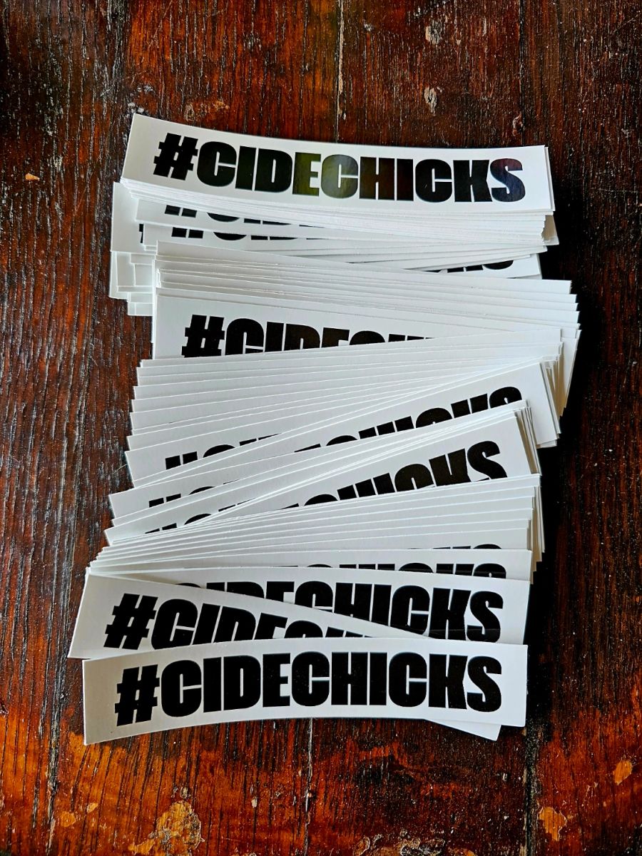 4in #CIDECHICKS Sticker
