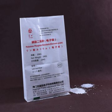 Bag of potassium phosphite monosodium electronic grade.