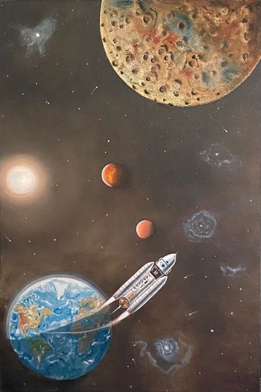 SPACE X
Presented at NYC Art Gala organized by ICMERCURY.
Going to space in the next few months. 